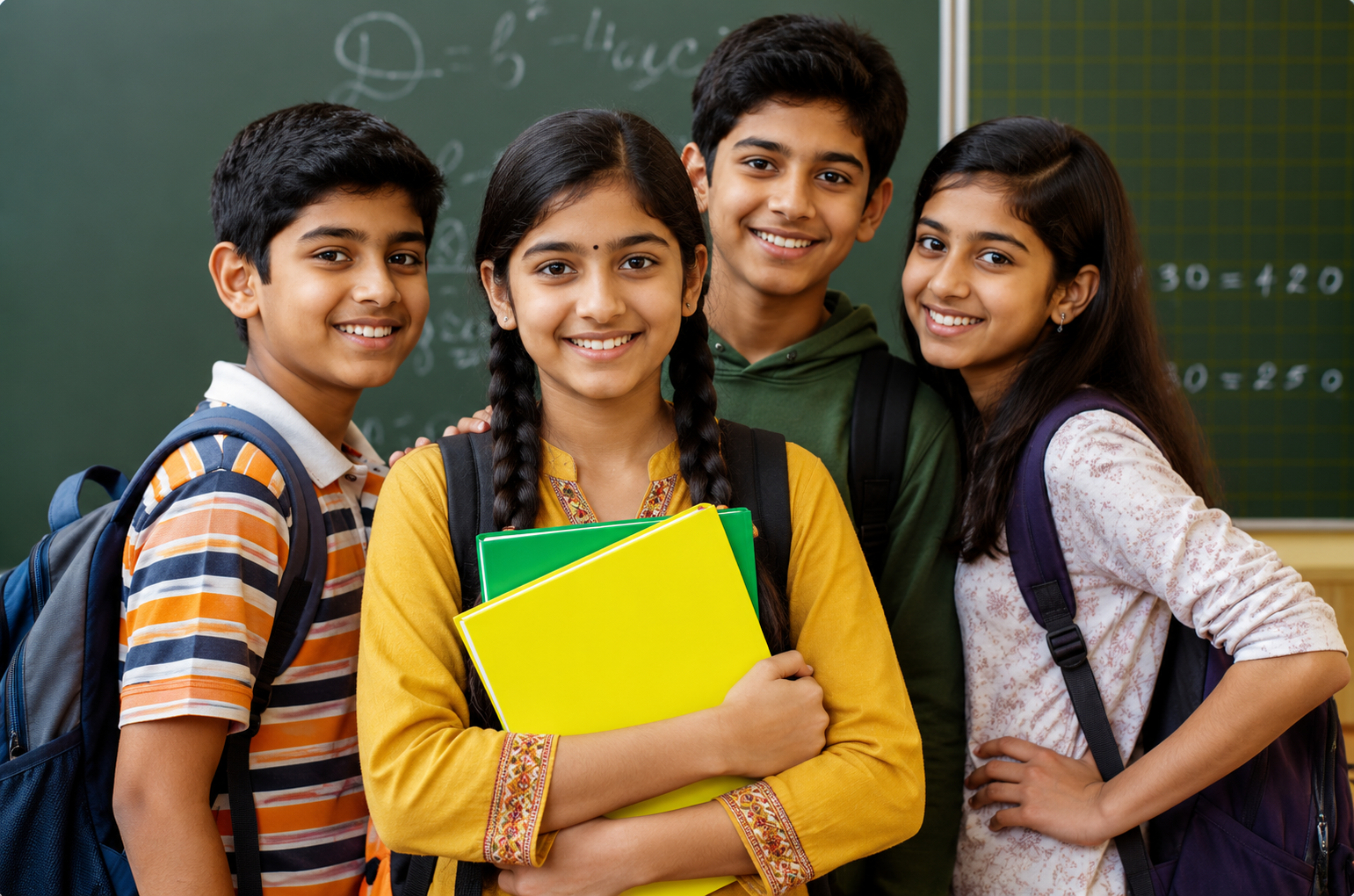 Students learning